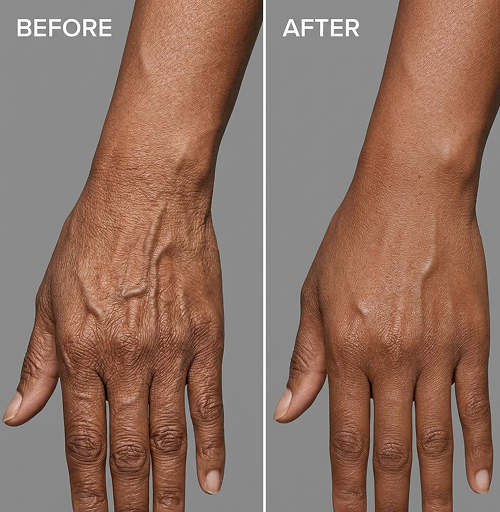 before and after hand rejuvenation